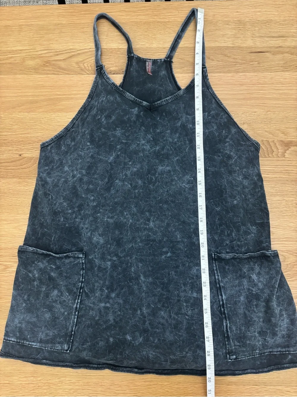 Free People Hot Shot Mini Dress Washed Black